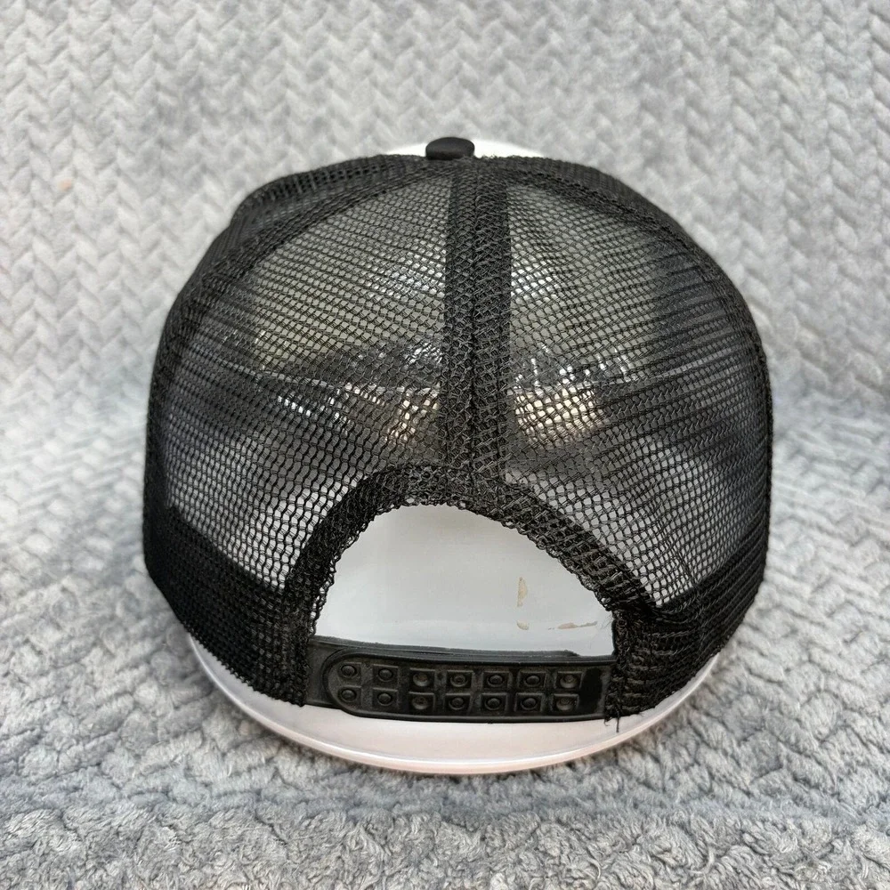 Black White Dice Embroidered Trucker Hat Snapback Mesh Cap 0887